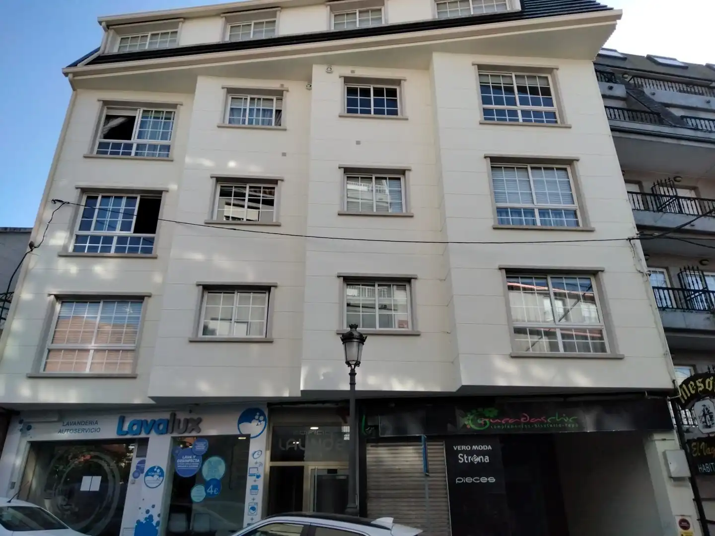 Außenansicht von Wohnung zur Miete in Sanxenxo mit Terrasse, Möbliert und Ofen