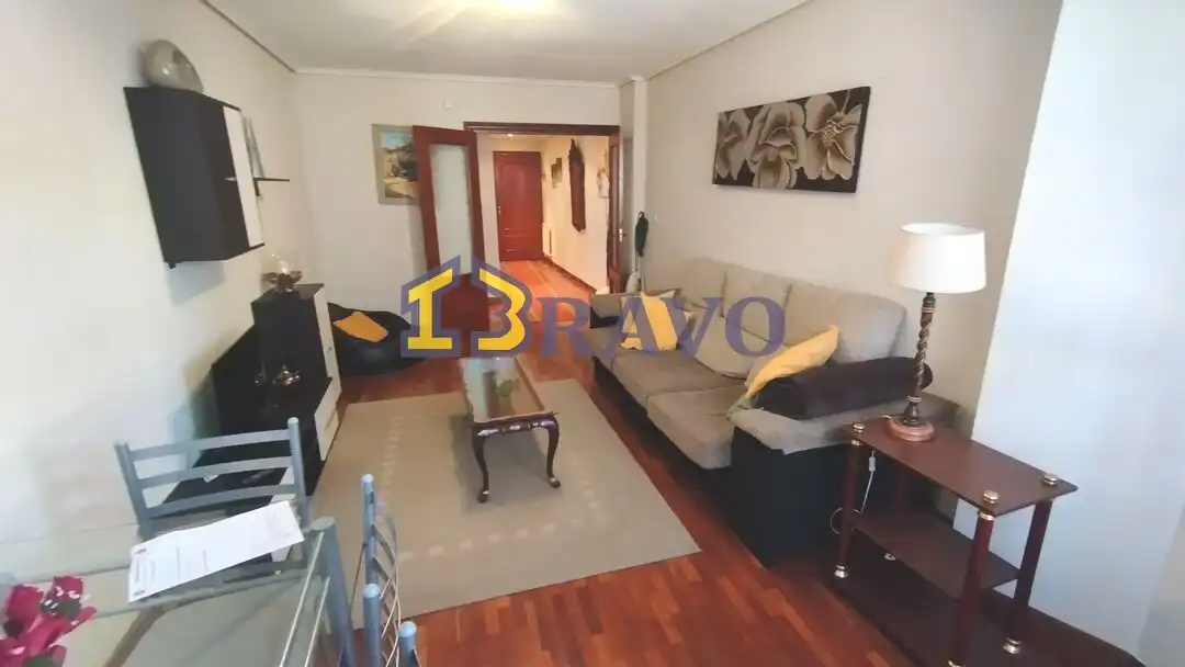 Living room of Flat for sale in Medina de Pomar  with Heating, Terrace and Furnished