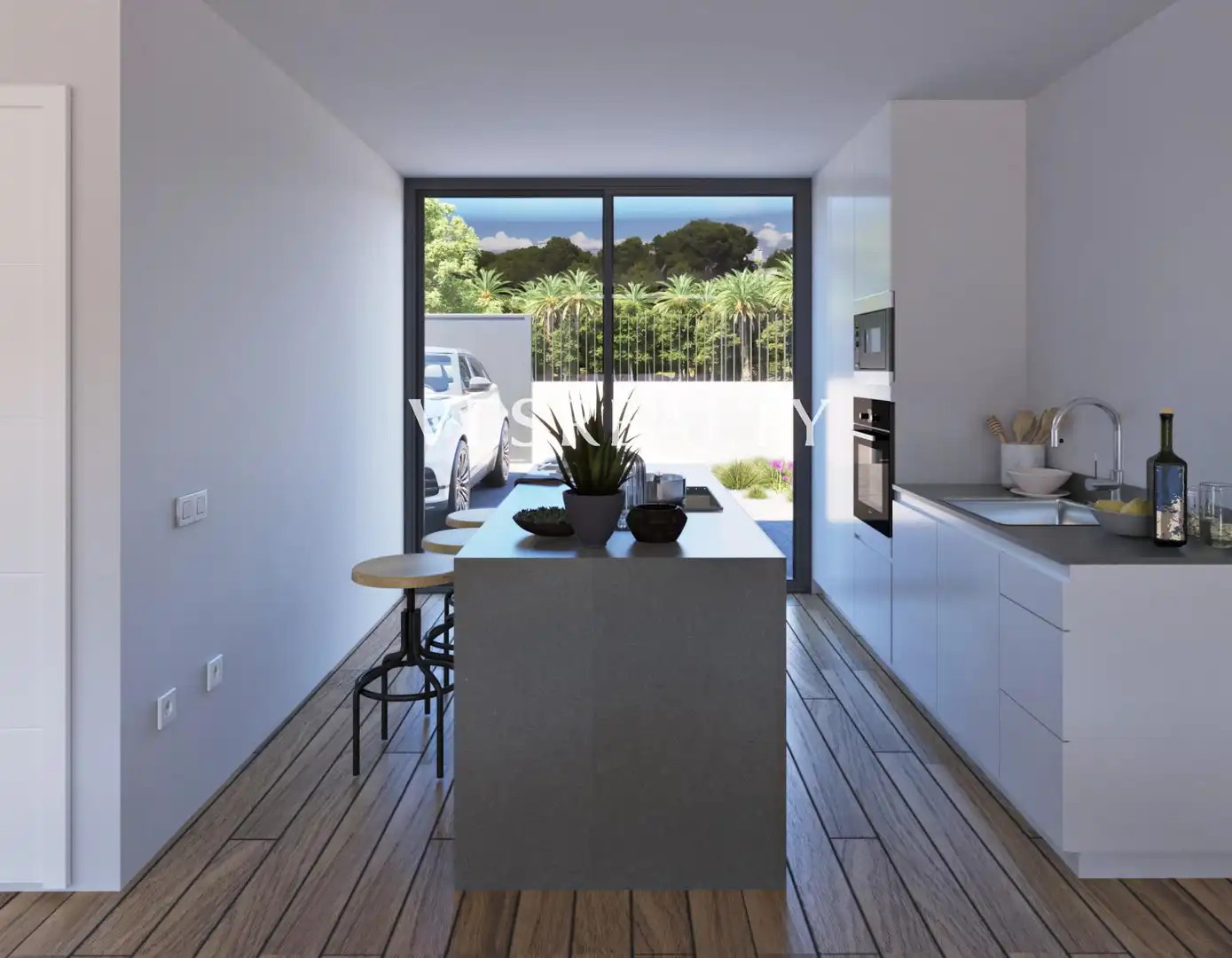 Cuina de Casa o xalet en venda en San Fulgencio amb Aire condicionat, Jardí privat i Terrassa
