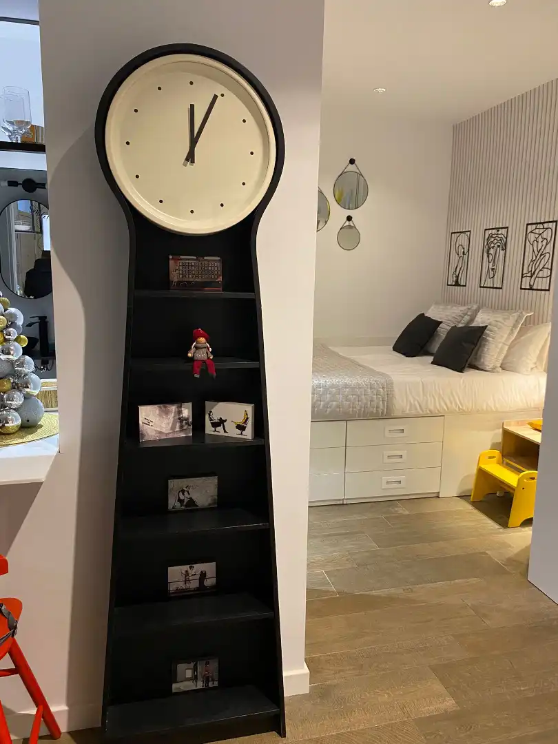 Schlafzimmer von Wohnung zur Miete in Madrid mit Klimaanlage, Heizung und Möbliert
