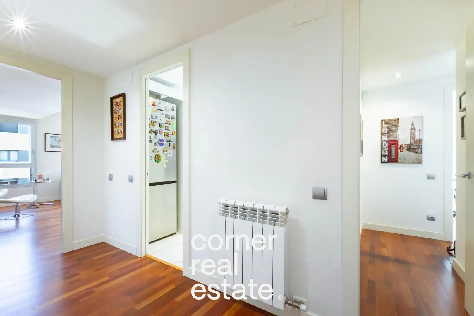 Exterior view of Flat for sale in Sant Cugat del Vallès  with Air Conditioner, Heating and Parquet flooring