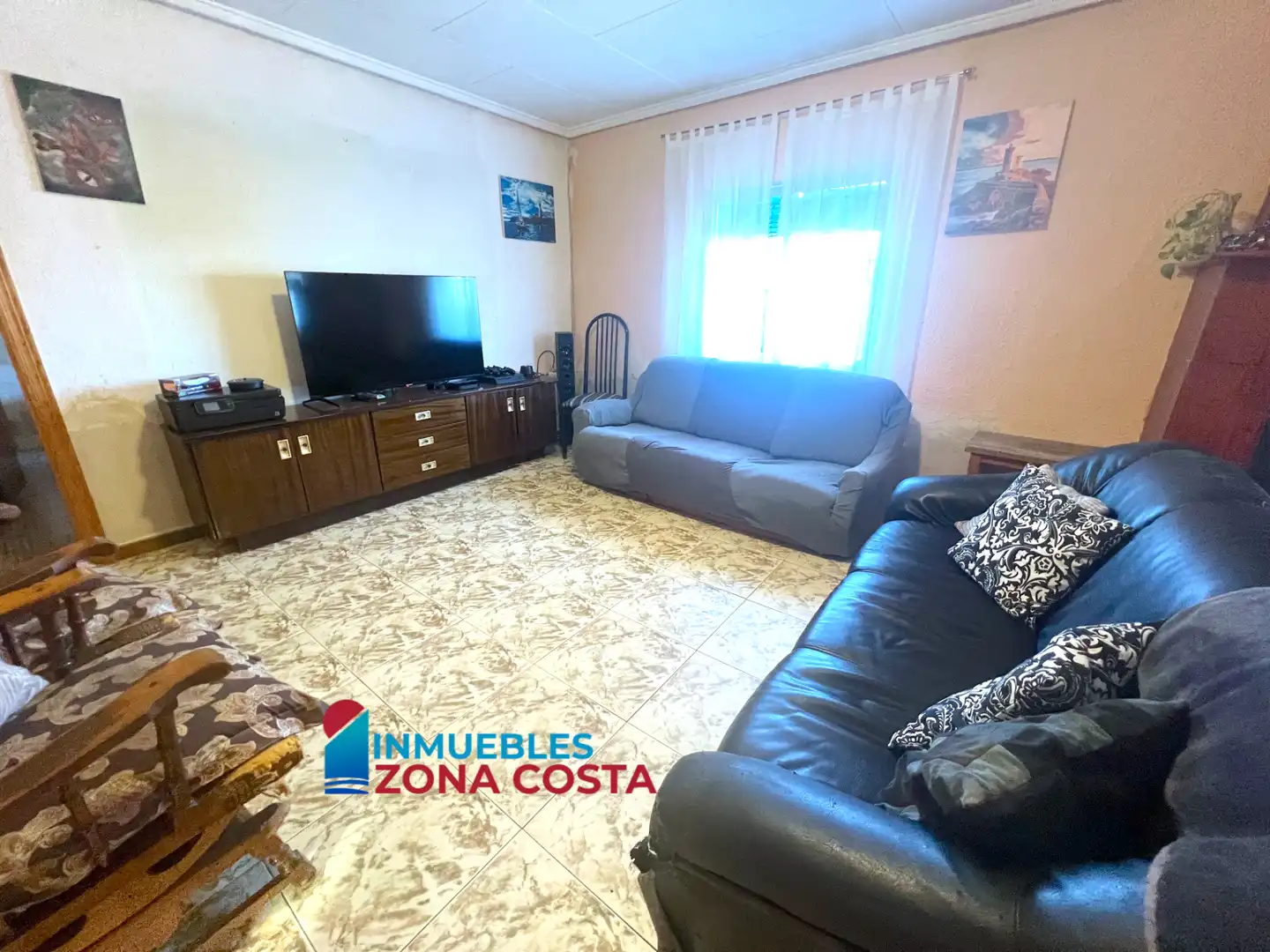 Sala de estar de Casa o chalet en venta en Vilamarxant con Calefacción, Jardín privado y Terraza