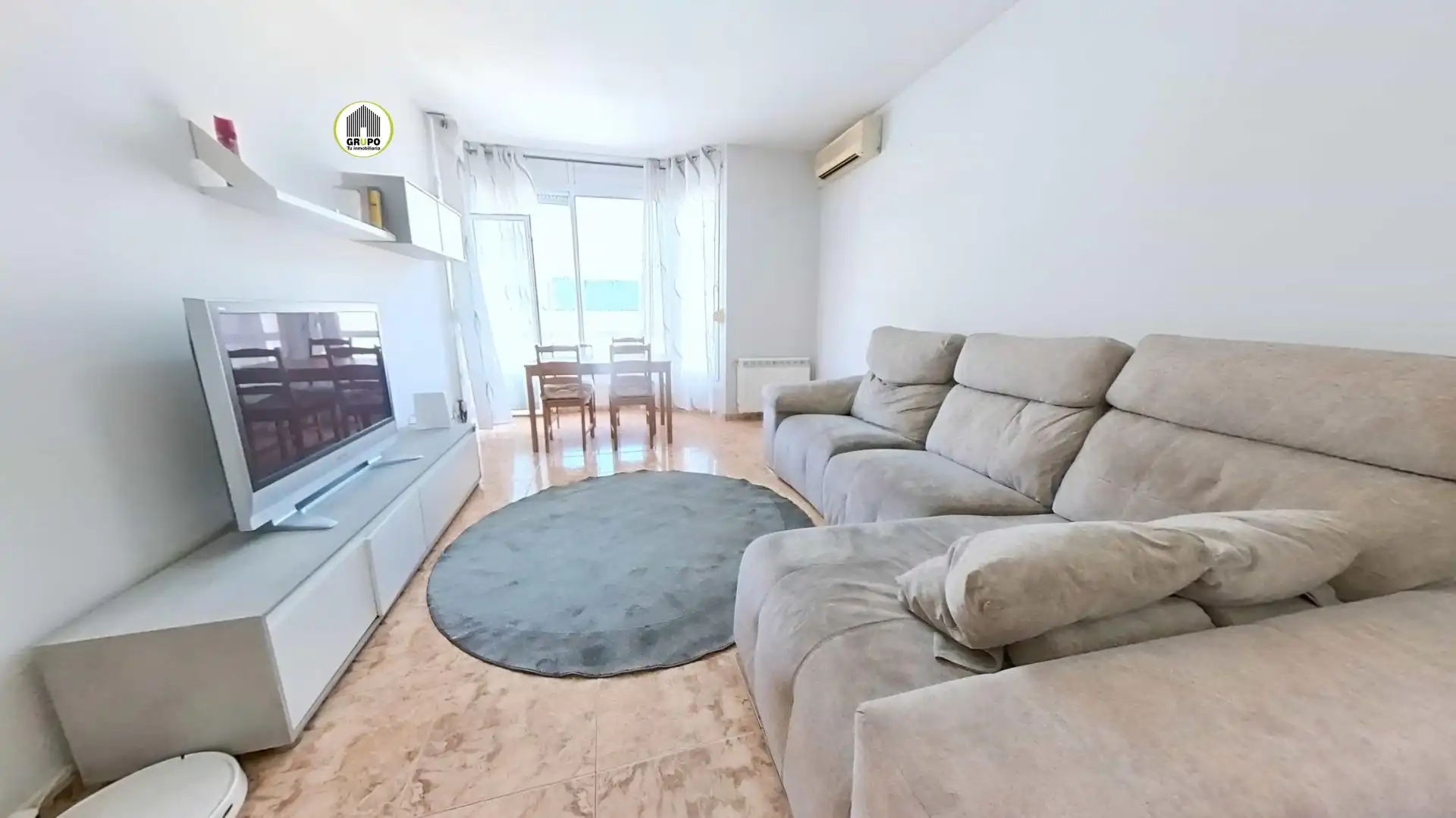 Wohnzimmer von Wohnung zum Verkauf in Esplugues de Llobregat mit Klimaanlage, Heizung und Balkon