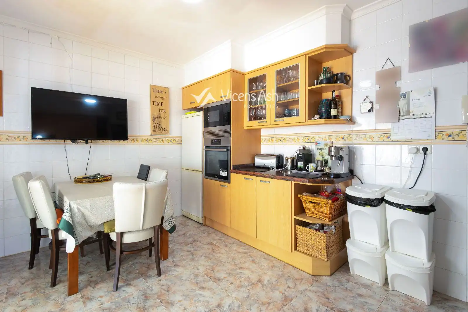Cocina de Apartamento en venta en Jávea / Xàbia con Jardín privado y Terraza