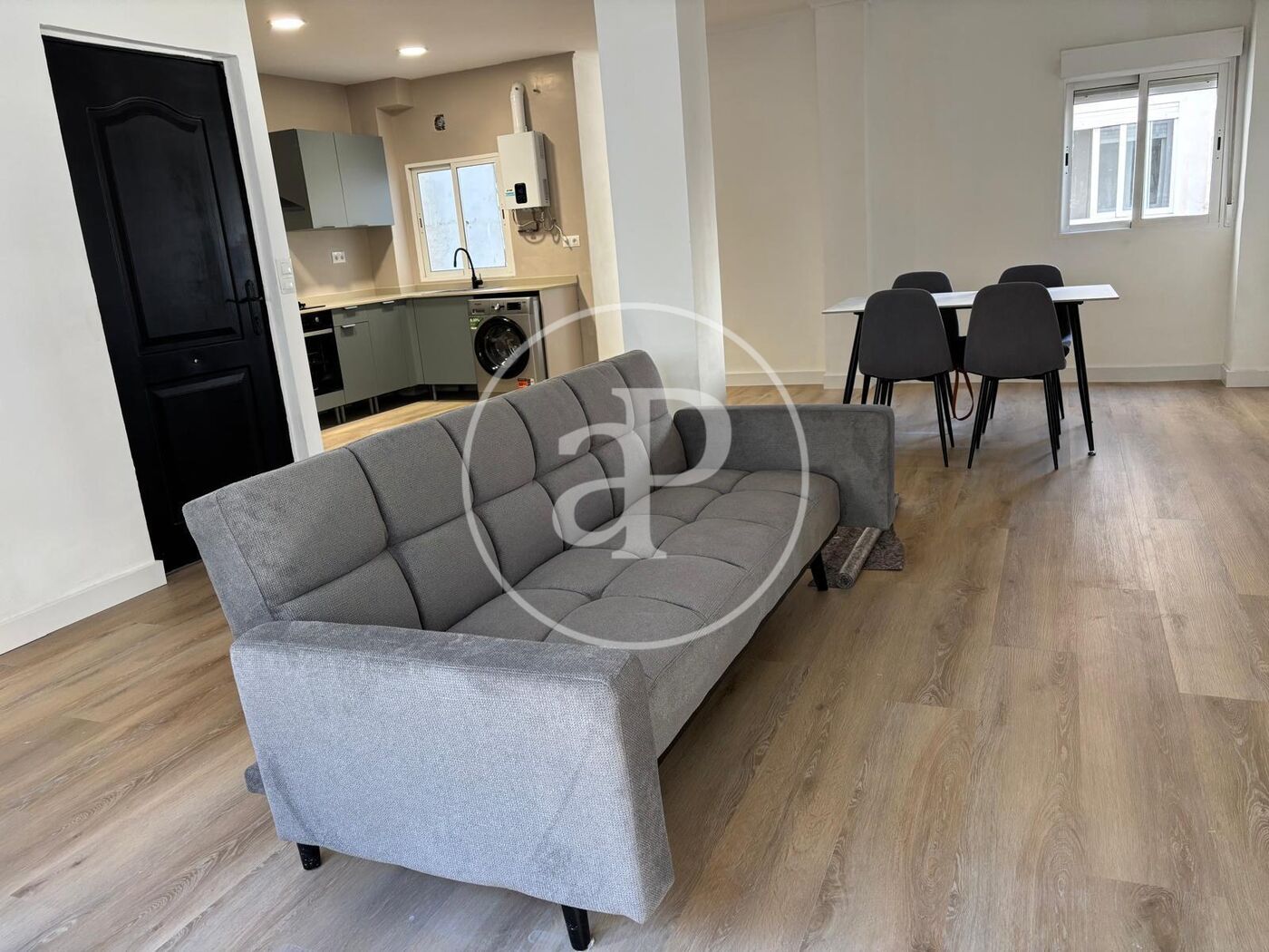 Sala d'estar de Pis de lloguer en  Valencia Capital amb Calefacció i Moblat