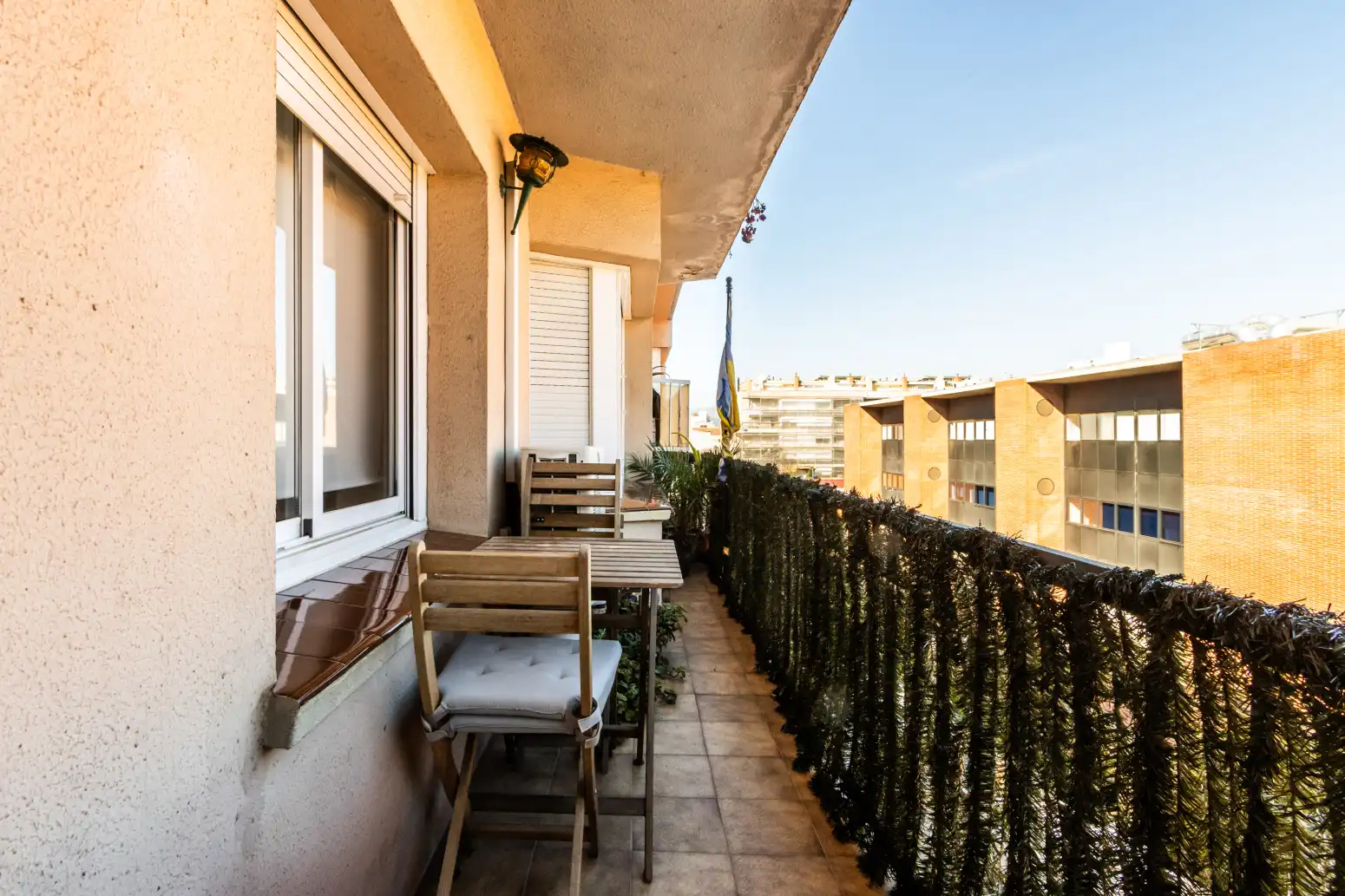 Balcony of Flat for sale in Terrassa  with Heating, Parquet flooring and Balcony