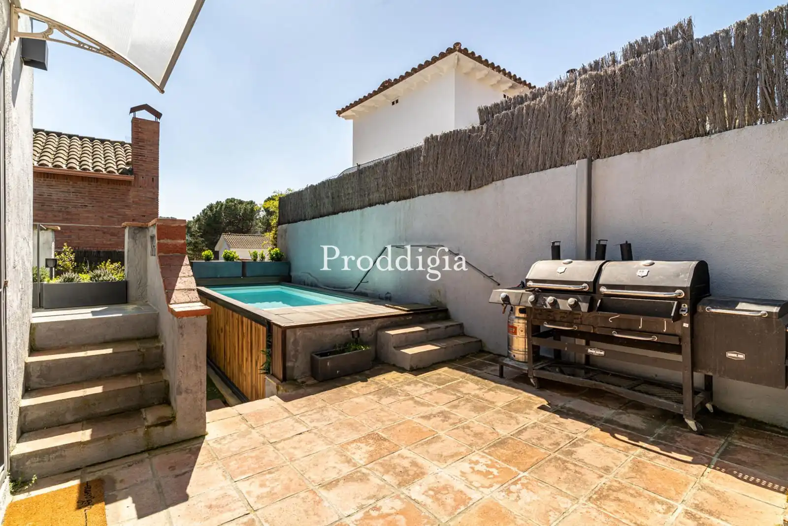 Garten von Haus oder Chalet zur Miete in Sant Cugat del Vallès mit Heizung, Terrasse und Schwimmbad