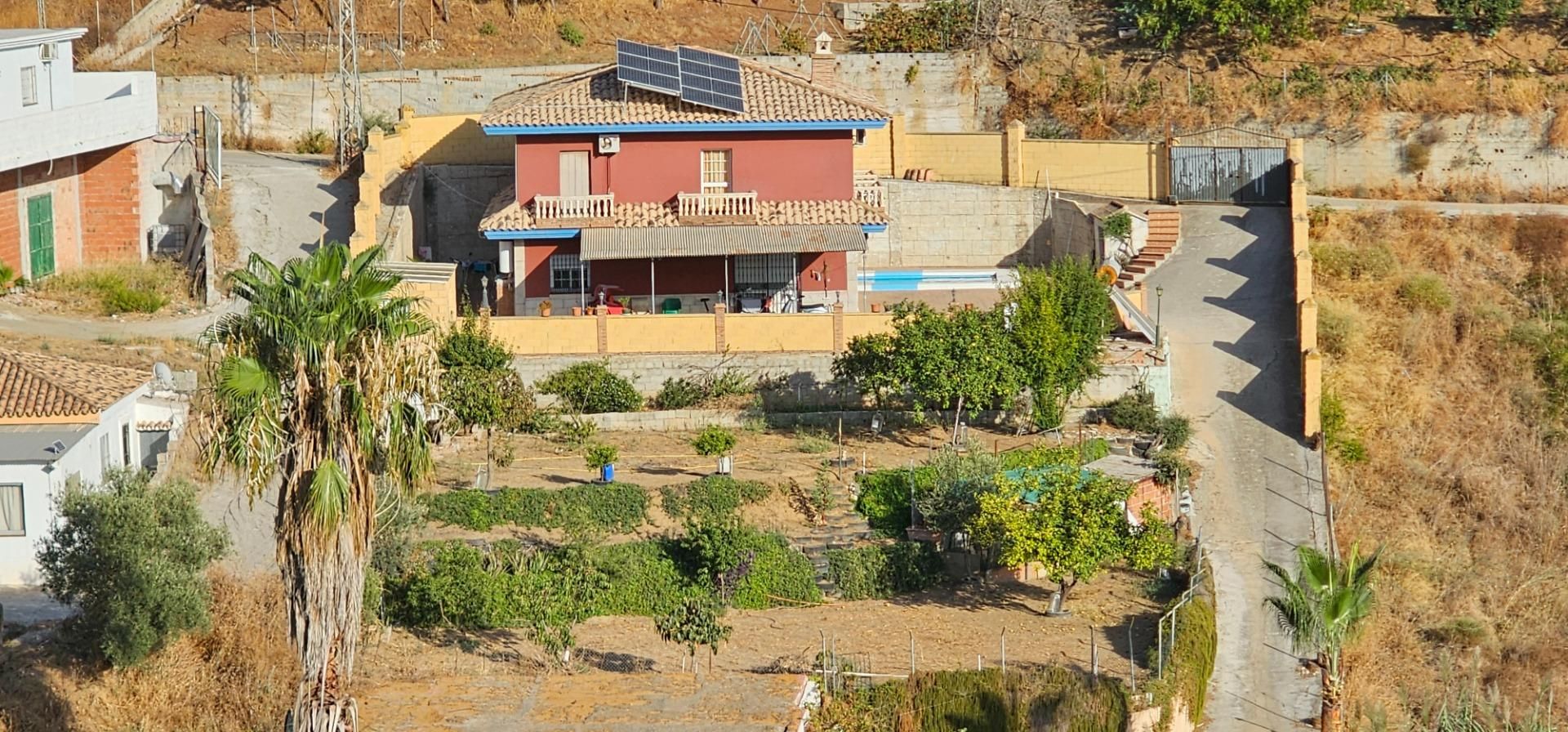Exterior view of Country house for sale in Mijas  with Air Conditioner, Heating and Private garden