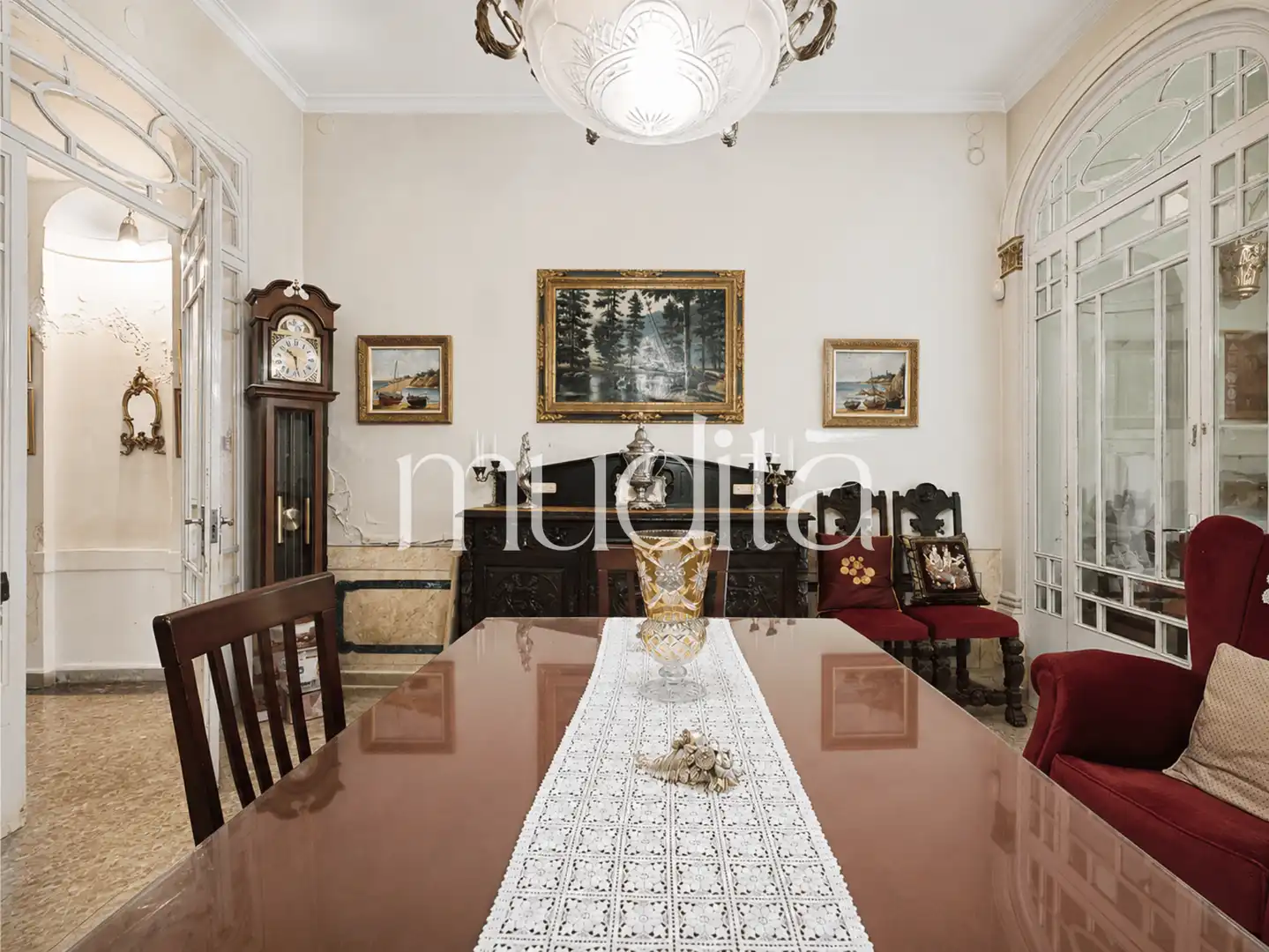 Comedor de Casa adosada en venta en El Masnou con Trastero y Balcón