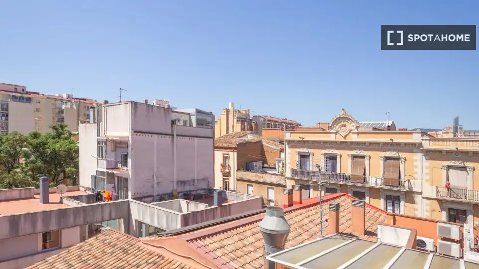 Vista exterior de Piso para compartir en Barcelona con Aire acondicionado, Calefacción y Amueblado
