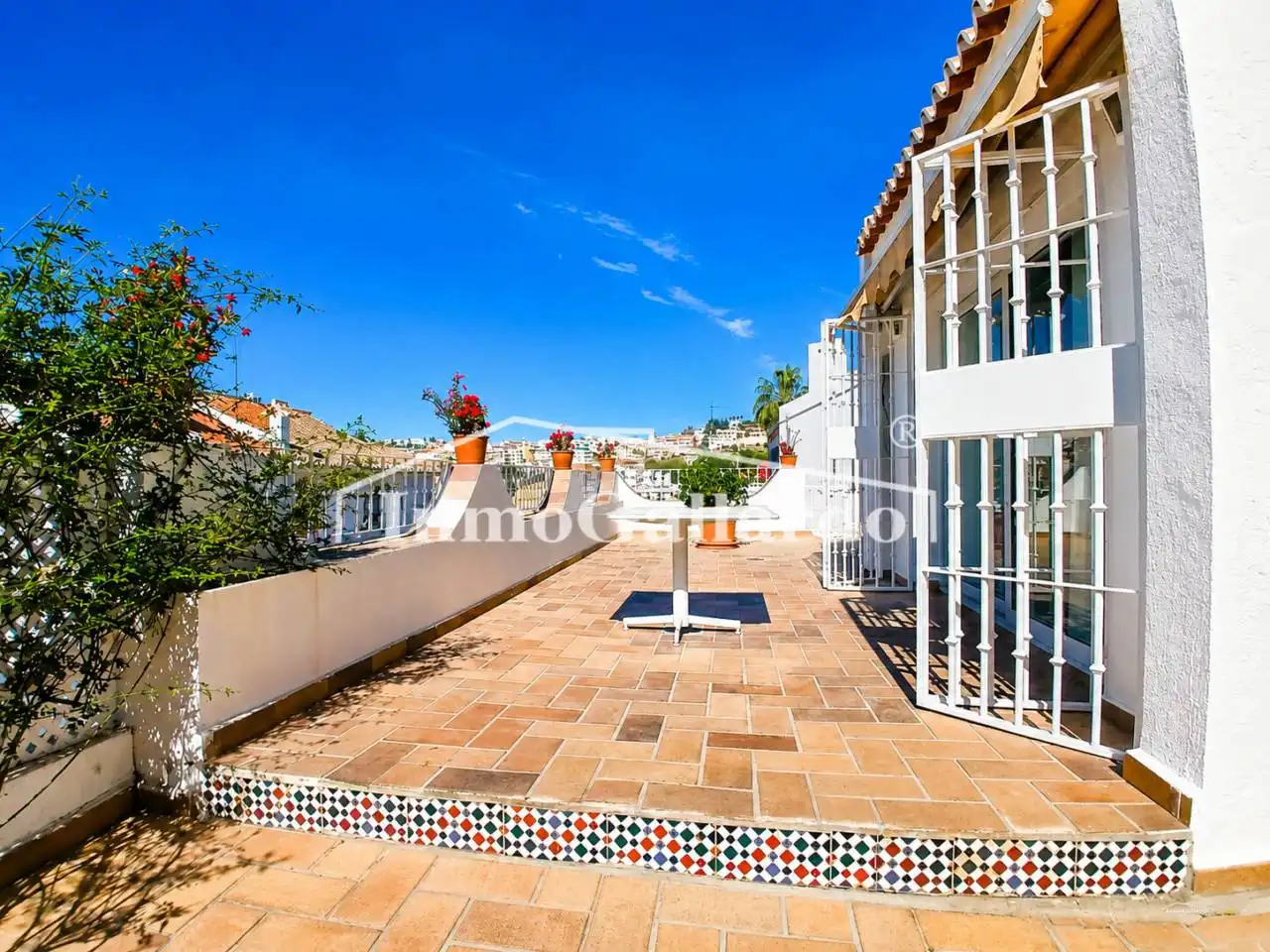Terrassa de Casa adosada en venda en Málaga amb Aire condicionat, Jardí privat i Terrassa