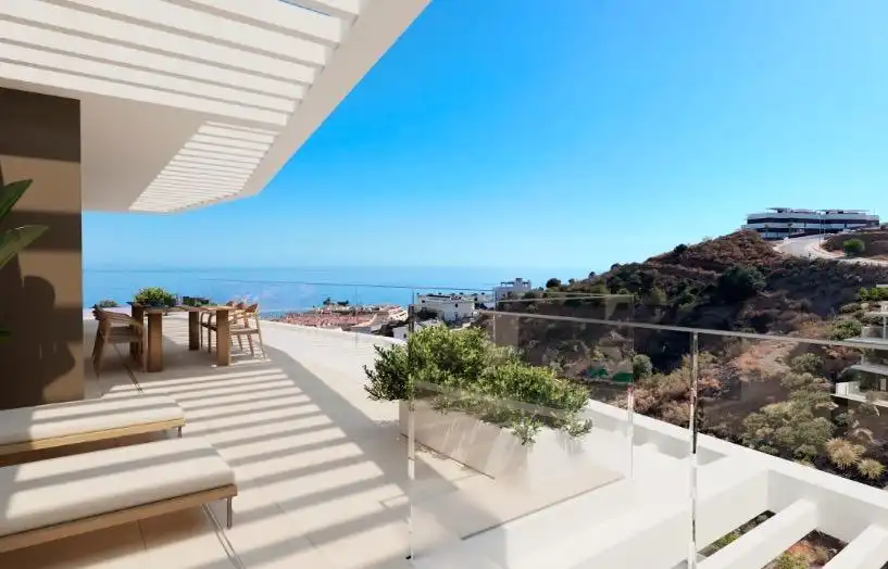 Terraza de Apartamento en venta en Rincón de la Victoria con Aire acondicionado, Terraza y Trastero
