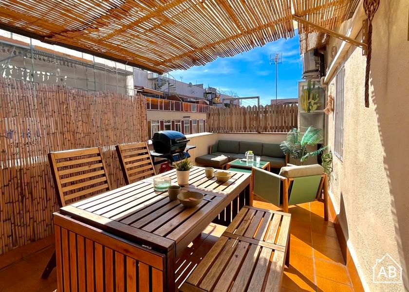 Terrassa de Apartament en venda en  Barcelona Capital amb Aire condicionat i Terrassa