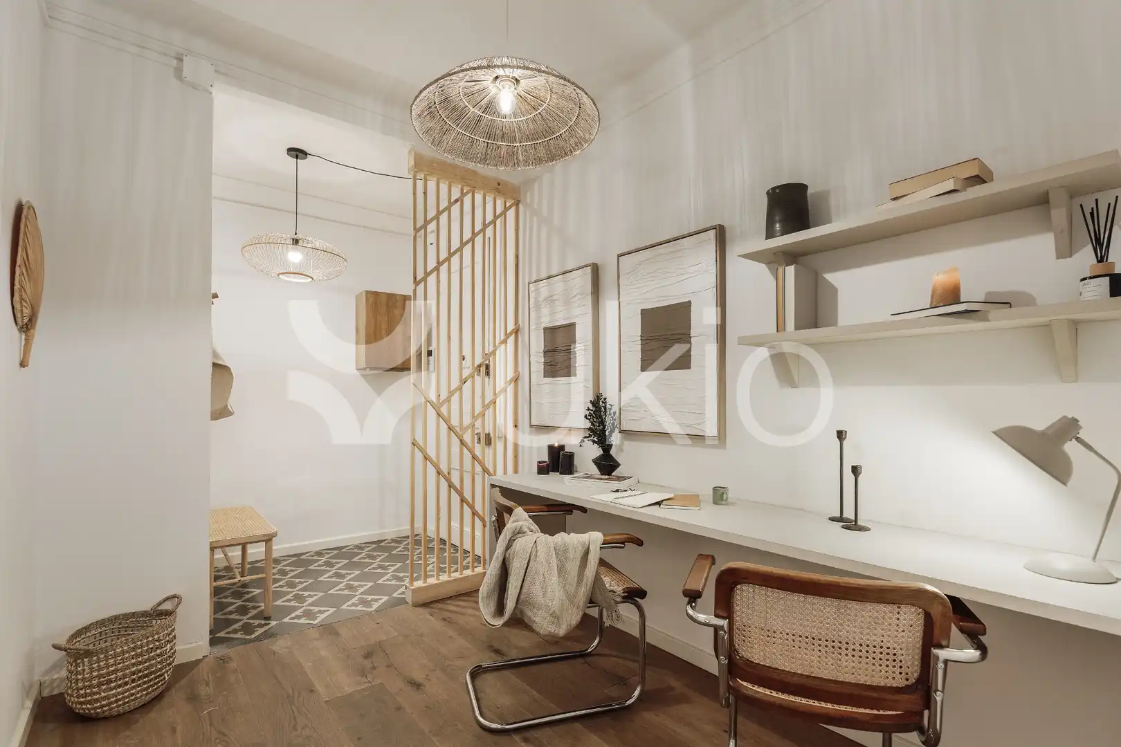 Habitación de Apartamento de alquiler en Barcelona con Calefacción, Amueblado y Horno