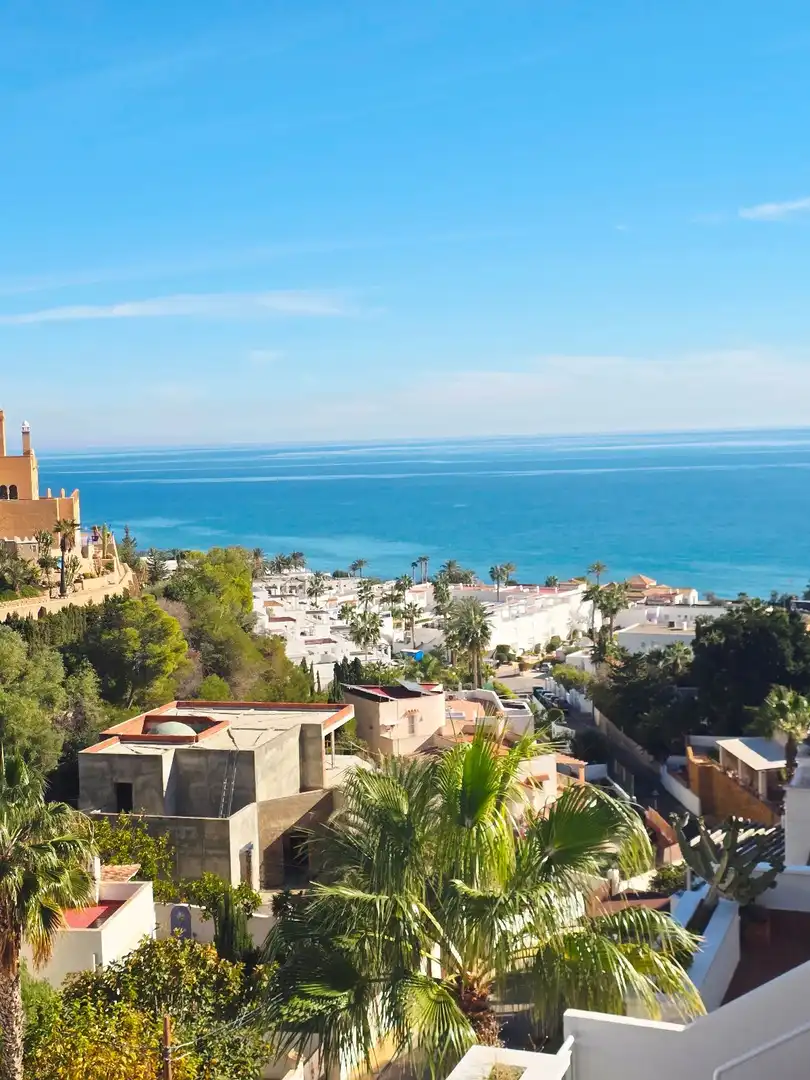 Exterior view of Duplexes for sale in Mojácar  with Air Conditioner, Terrace and Swimming Pool
