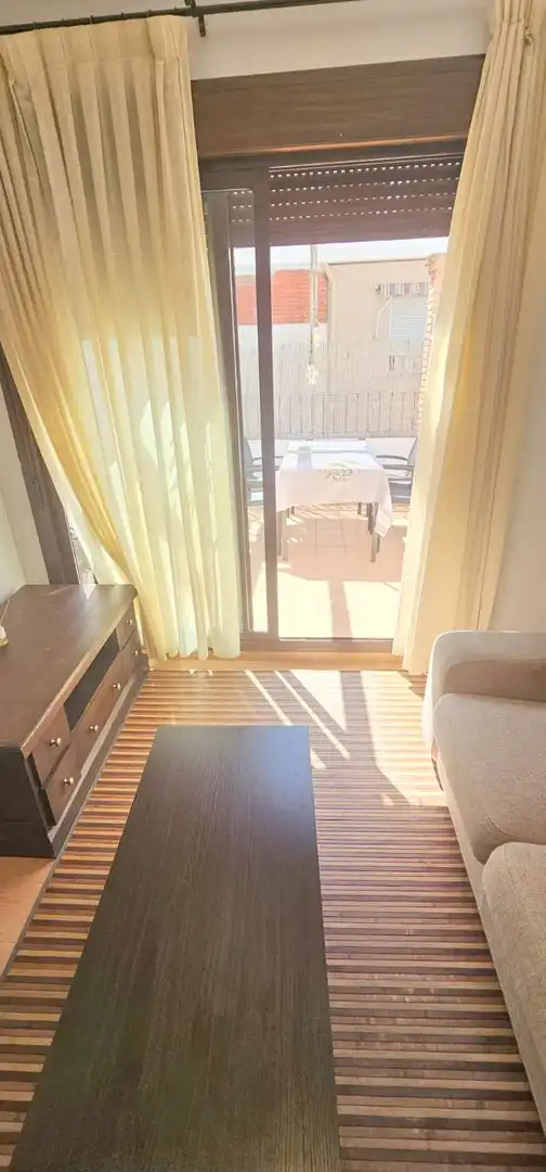 Dining room of Attic for rent in Vélez-Málaga  with Air Conditioner, Terrace and Furnished