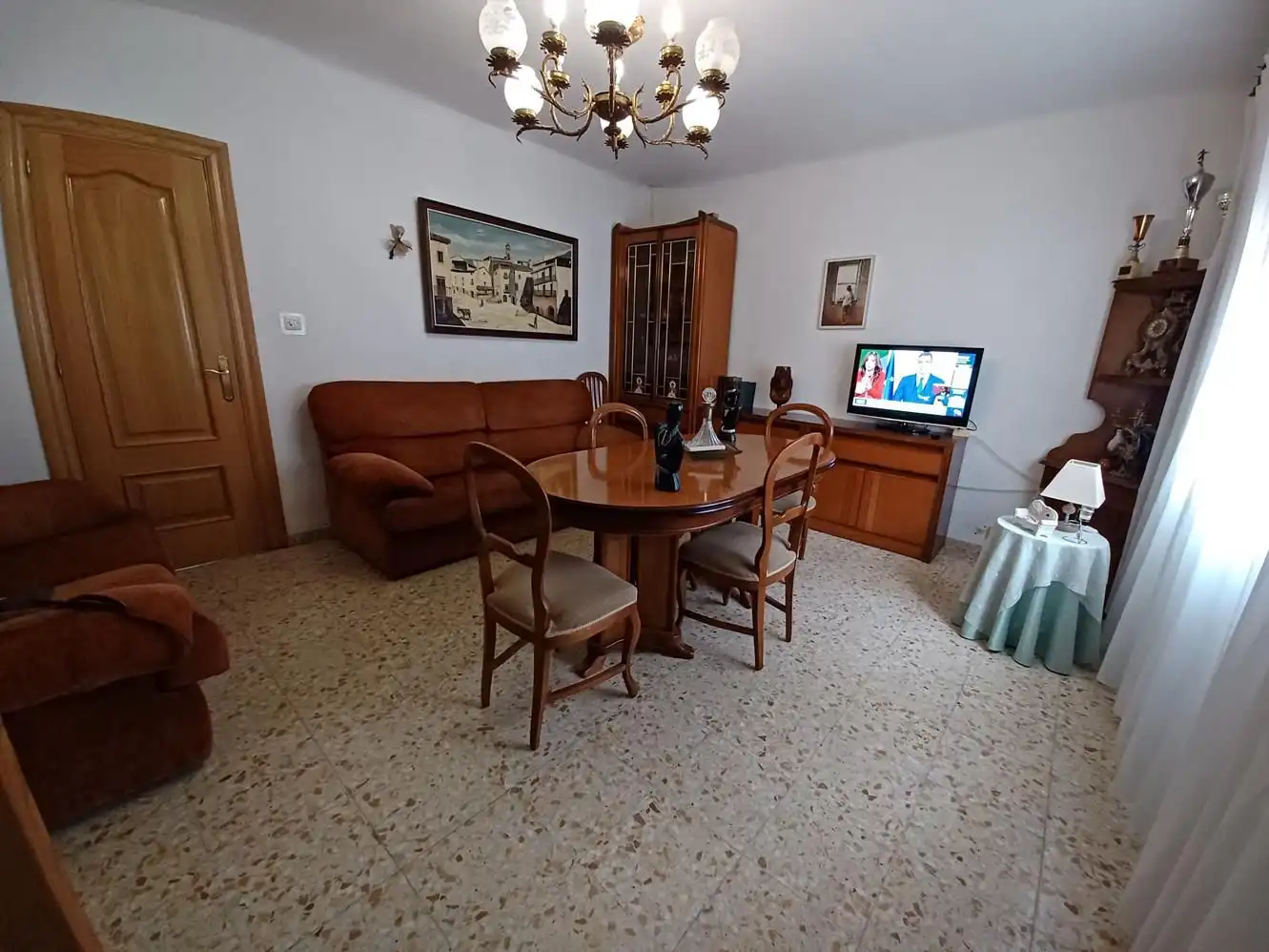 Living room of Detached homes for sale in Quintanar del Rey  with Air Conditioner, Terrace and Storage room