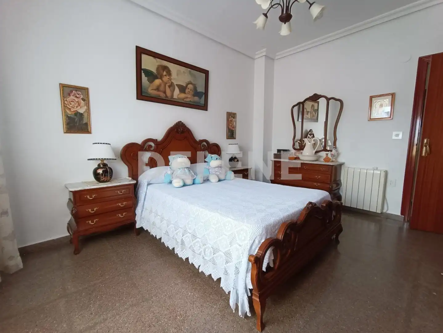 Bedroom of Flat for rent in Tobarra  with Air Conditioner, Parquet flooring and Terrace
