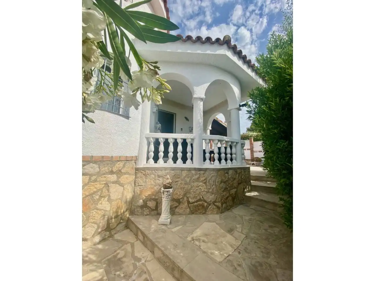 Exterior view of Houses for sale in Mont-roig del Camp  with Air Conditioner, Private garden and Furnished