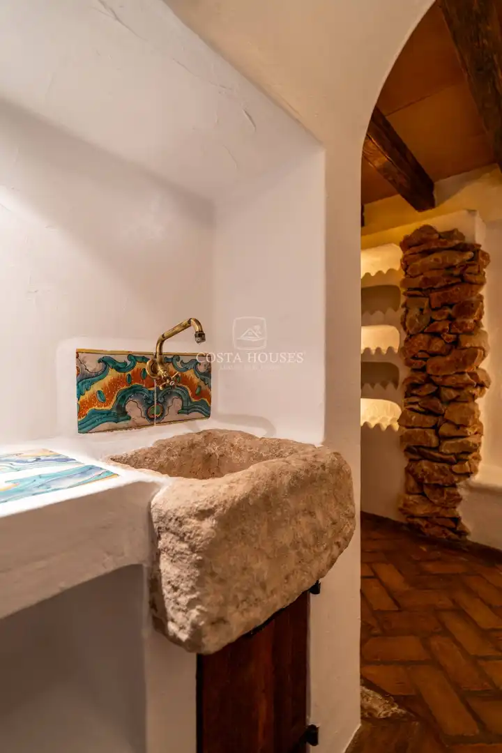 Bany de Casa o xalet en venda en Moraira amb Aire condicionat, Calefacció i Jardí privat