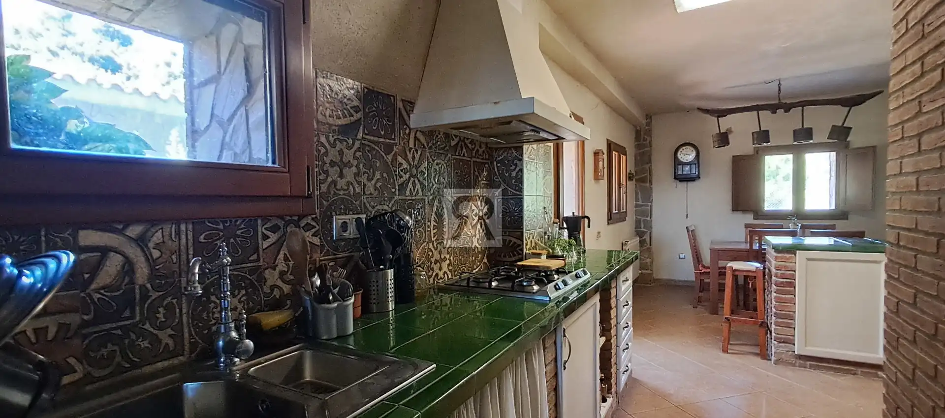 Cocina de Finca rústica en venta en L'Albiol con Calefacción, Jardín privado y Piscina