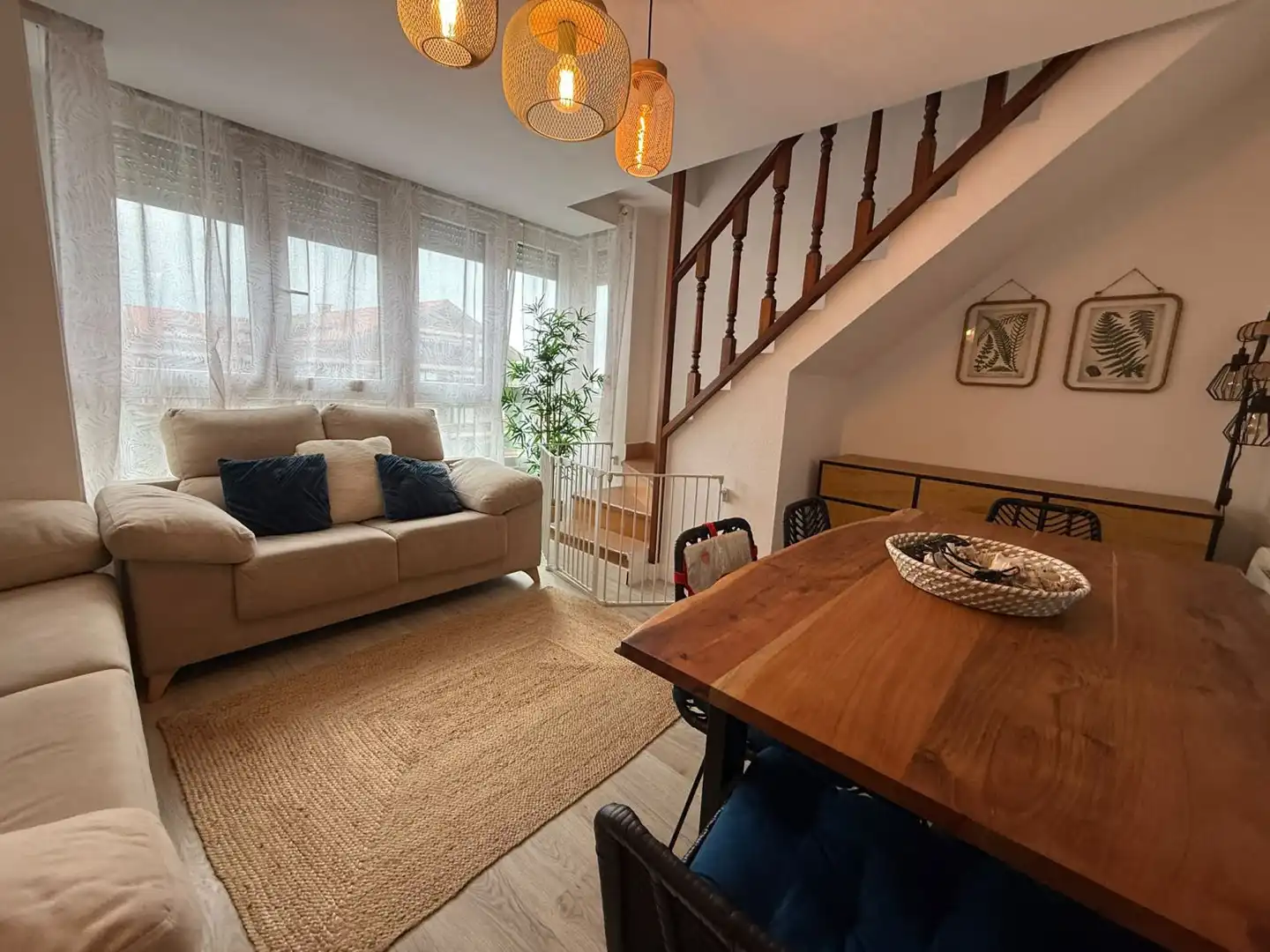 Living room of Duplexes for sale in Noja  with Heating, Parquet flooring and Terrace
