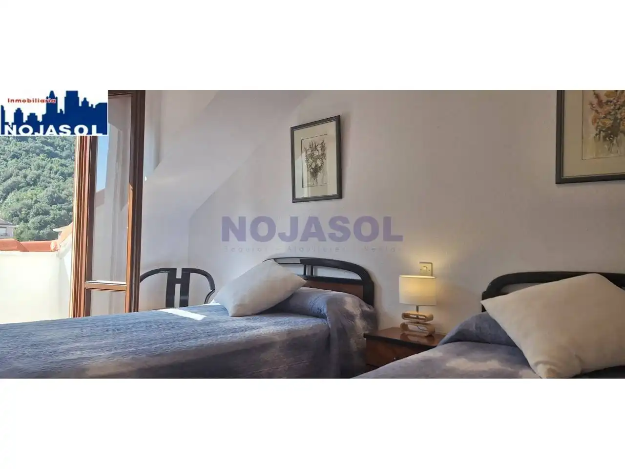 Bedroom of Flat for rent in Noja  with Heating, Terrace and Furnished