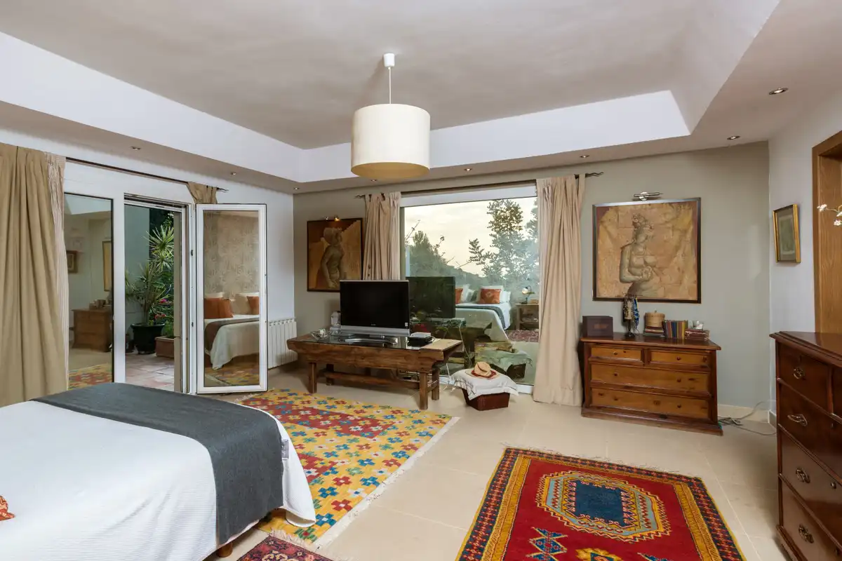 Bedroom of Houses for rent in Marbella  with Air Conditioner, Private garden and Terrace