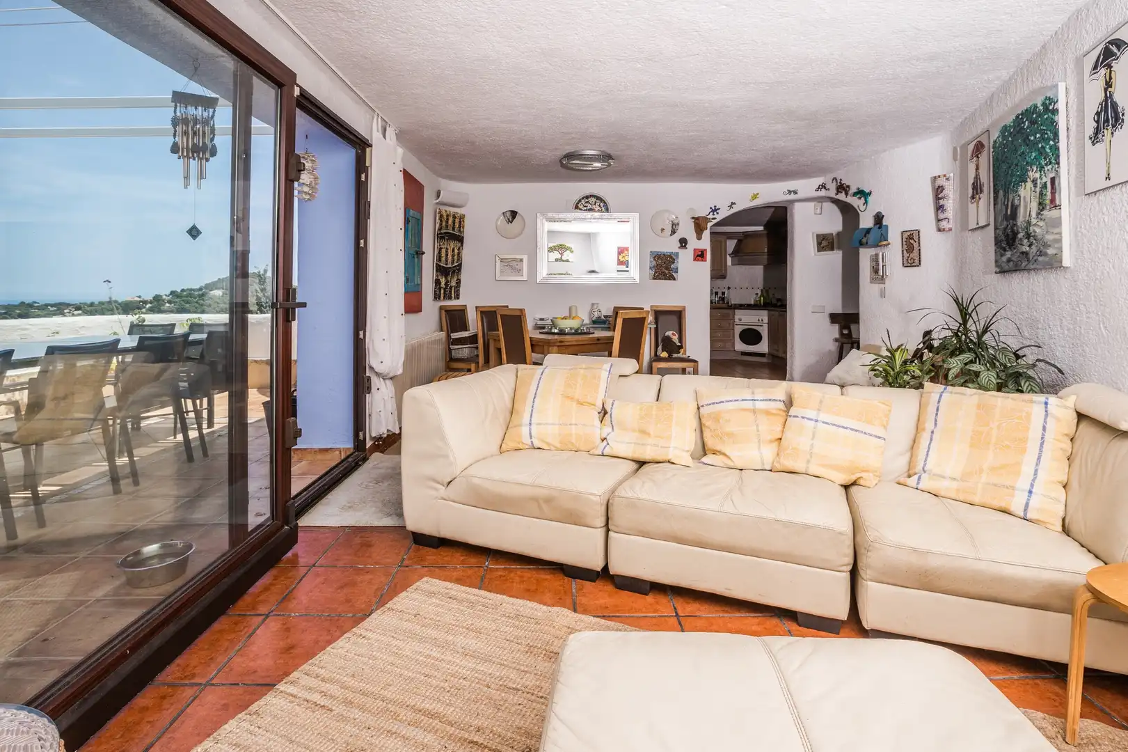 Sala de estar de Casa o chalet en venta en Jávea / Xàbia con Aire acondicionado, Calefacción y Jardín privado