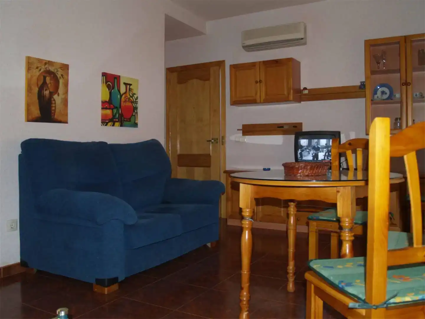 Wohnzimmer von Wohnungen zur Miete in Pozoblanco mit Klimaanlage und Balkon