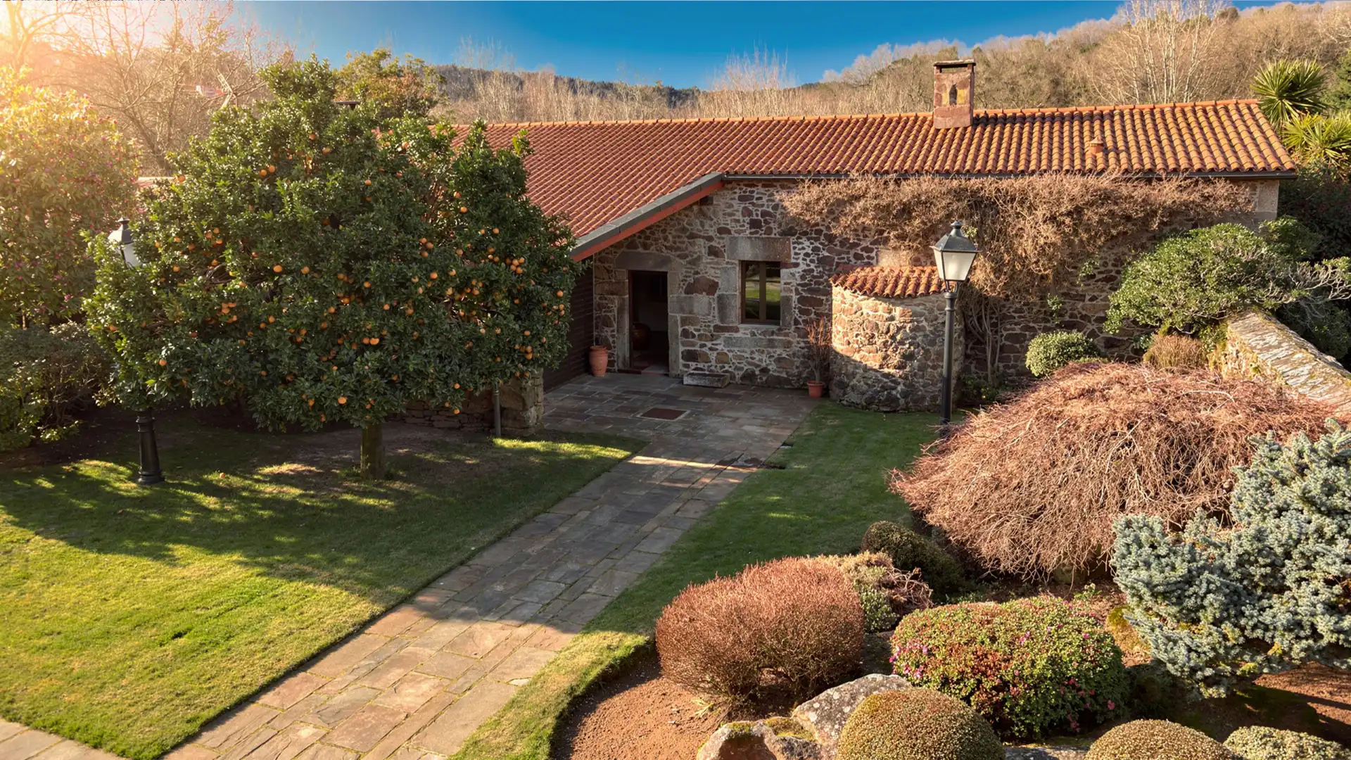 Jardí de Casa o xalet en venda en Boqueixón amb Calefacció, Parquet i Traster