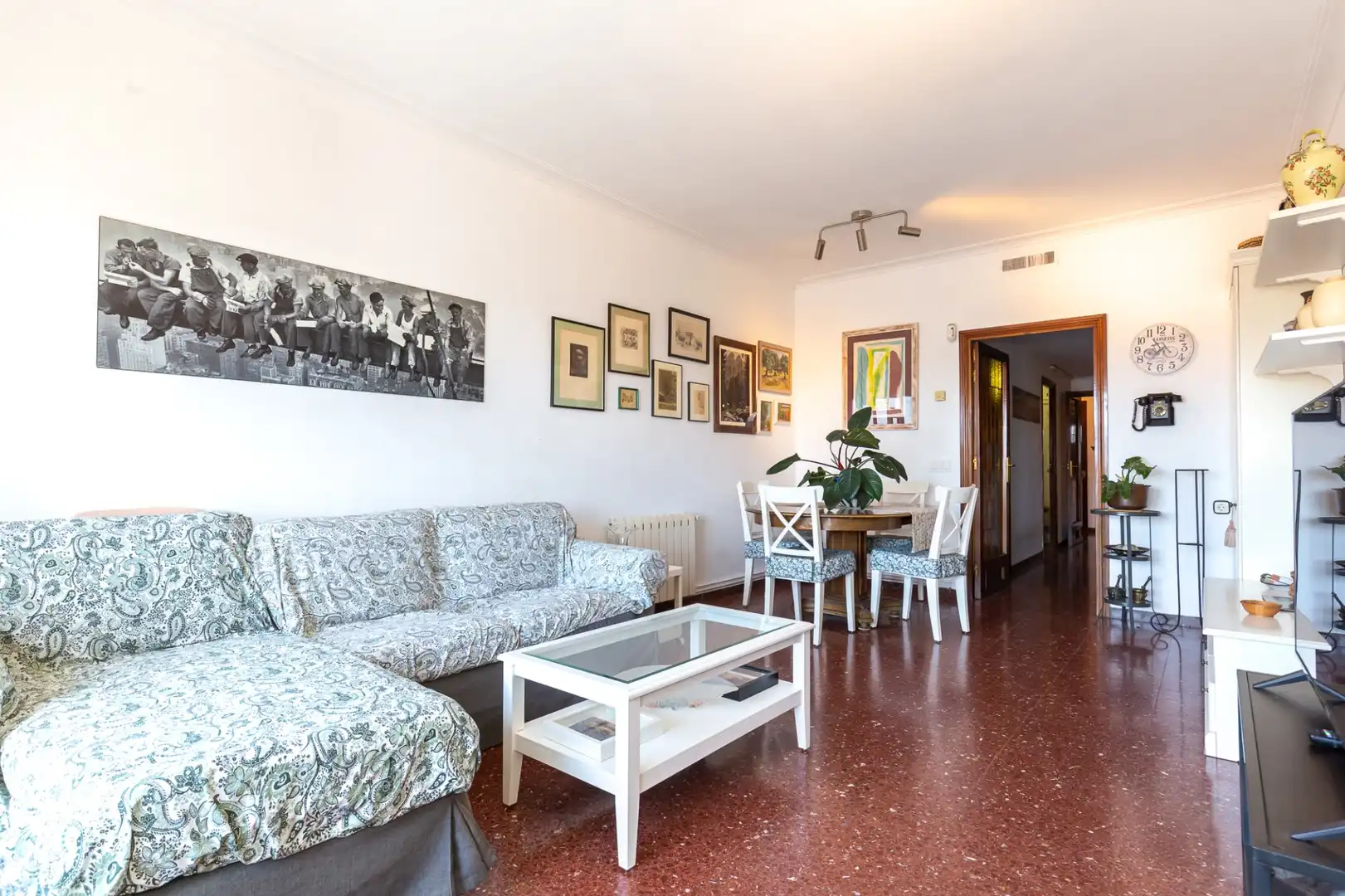 Sala de estar de Piso en venta en Barcelona con Aire acondicionado, Calefacción y Terraza