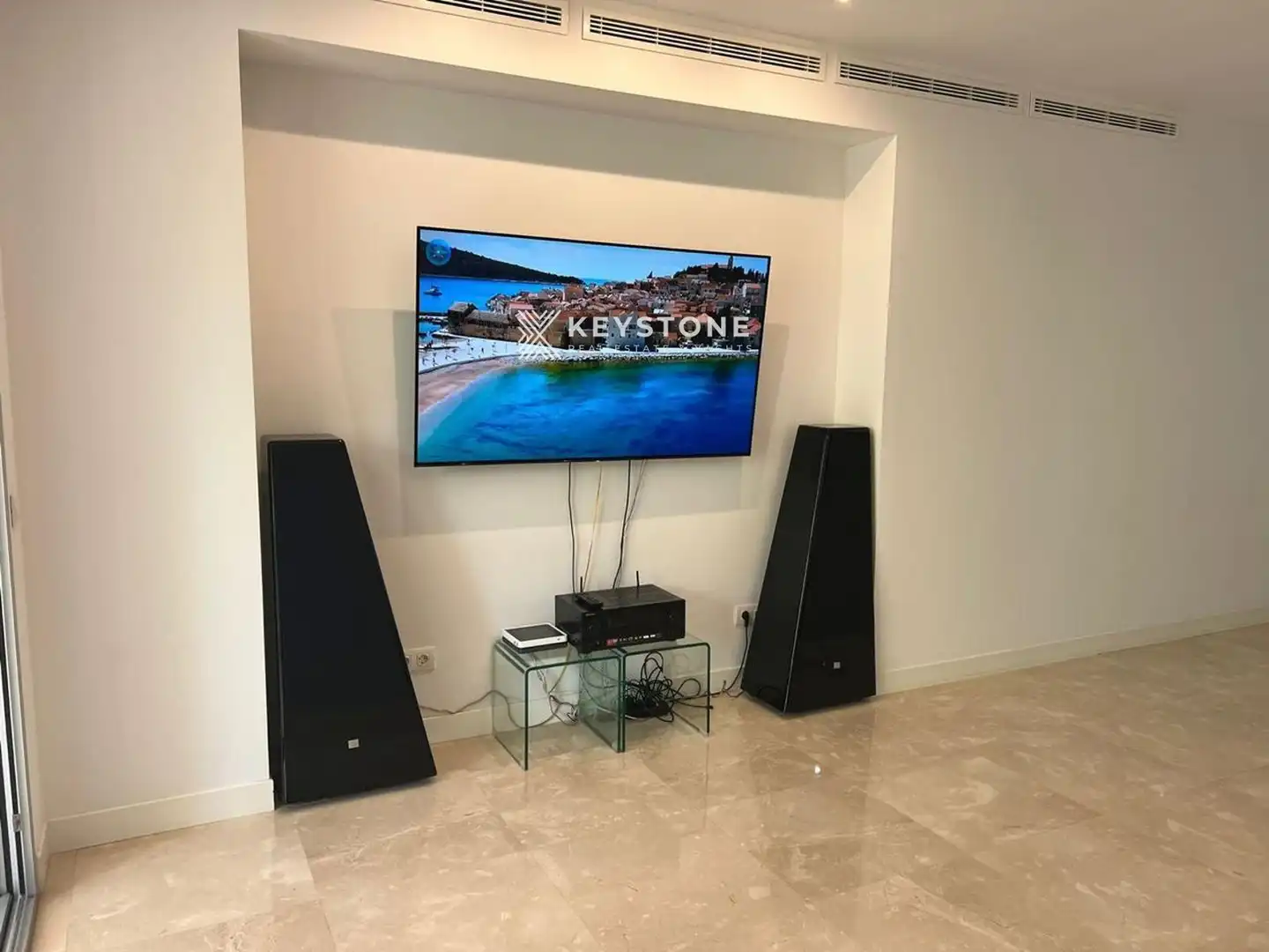 Wohnzimmer von Wohnung zur Miete in Calvià mit Klimaanlage, Heizung und Terrasse