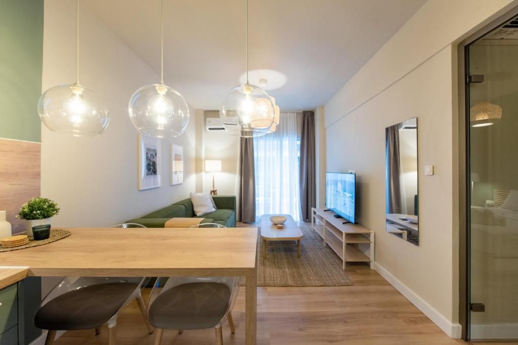 Sala de estar de Piso de alquiler en Terrassa con Aire acondicionado, Amueblado y Se aceptan mascotas