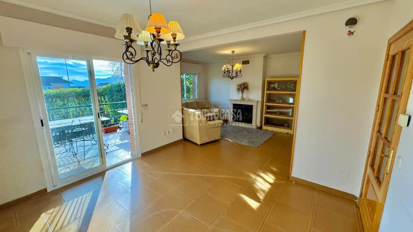 Living room of Detached homes for sale in Moralzarzal  with Heating, Terrace and Community pool