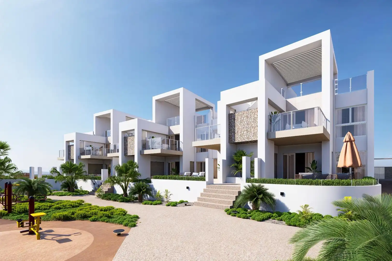 Vista exterior de Ático en venta en Rojales con Aire acondicionado, Calefacción y Jardín privado