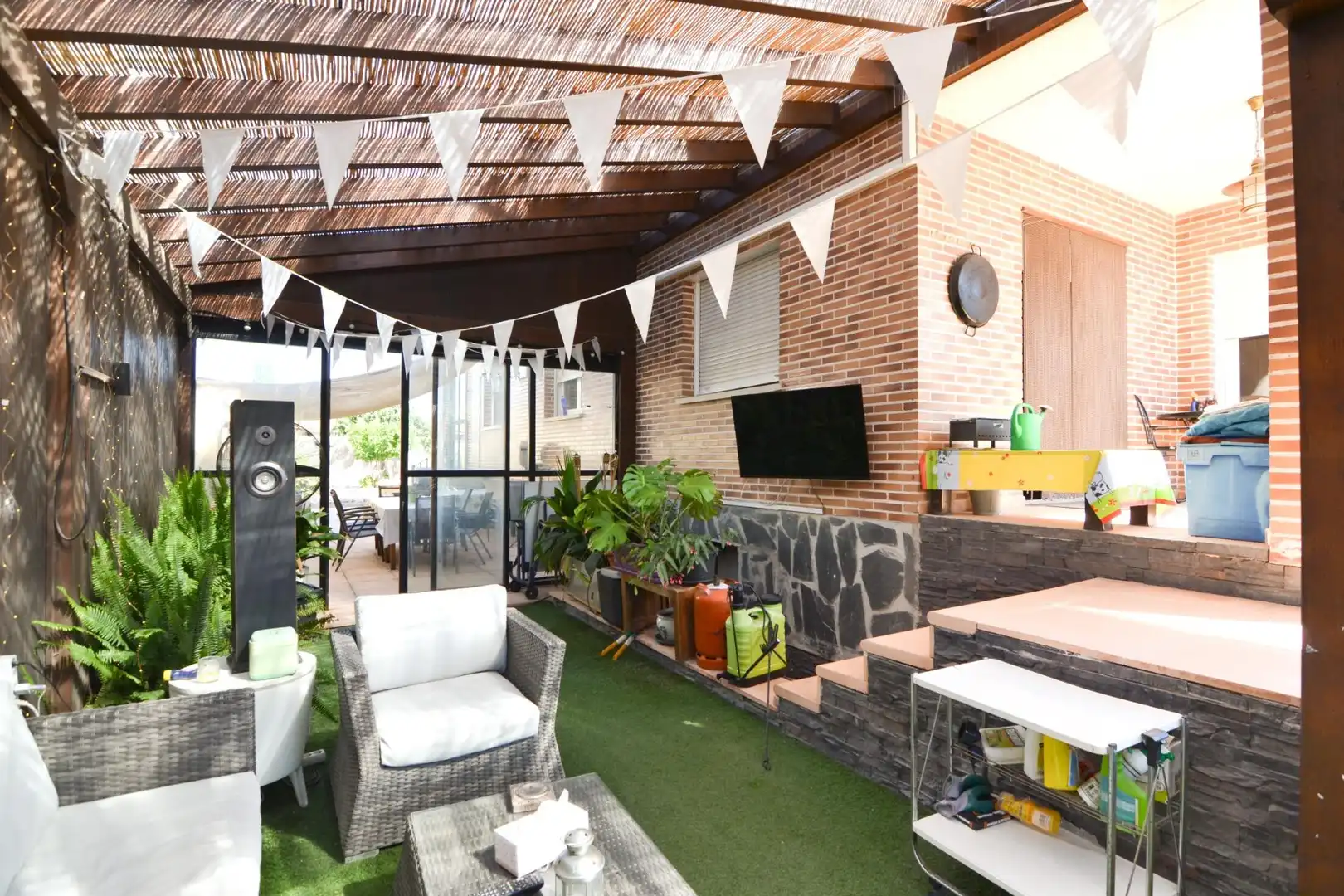 Terrace of Detached homes for sale in Griñón  with Heating, Private garden and Terrace