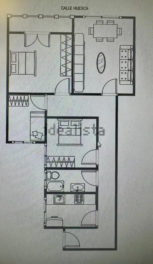 Bedroom of Flat for sale in  Logroño  with Heating