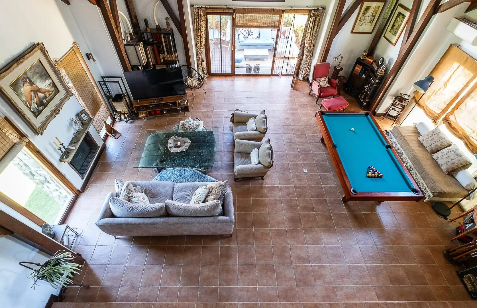 Sala d'estar de Casa o xalet en venda en Guadarrama amb Aire condicionat, Calefacció i Jardí privat
