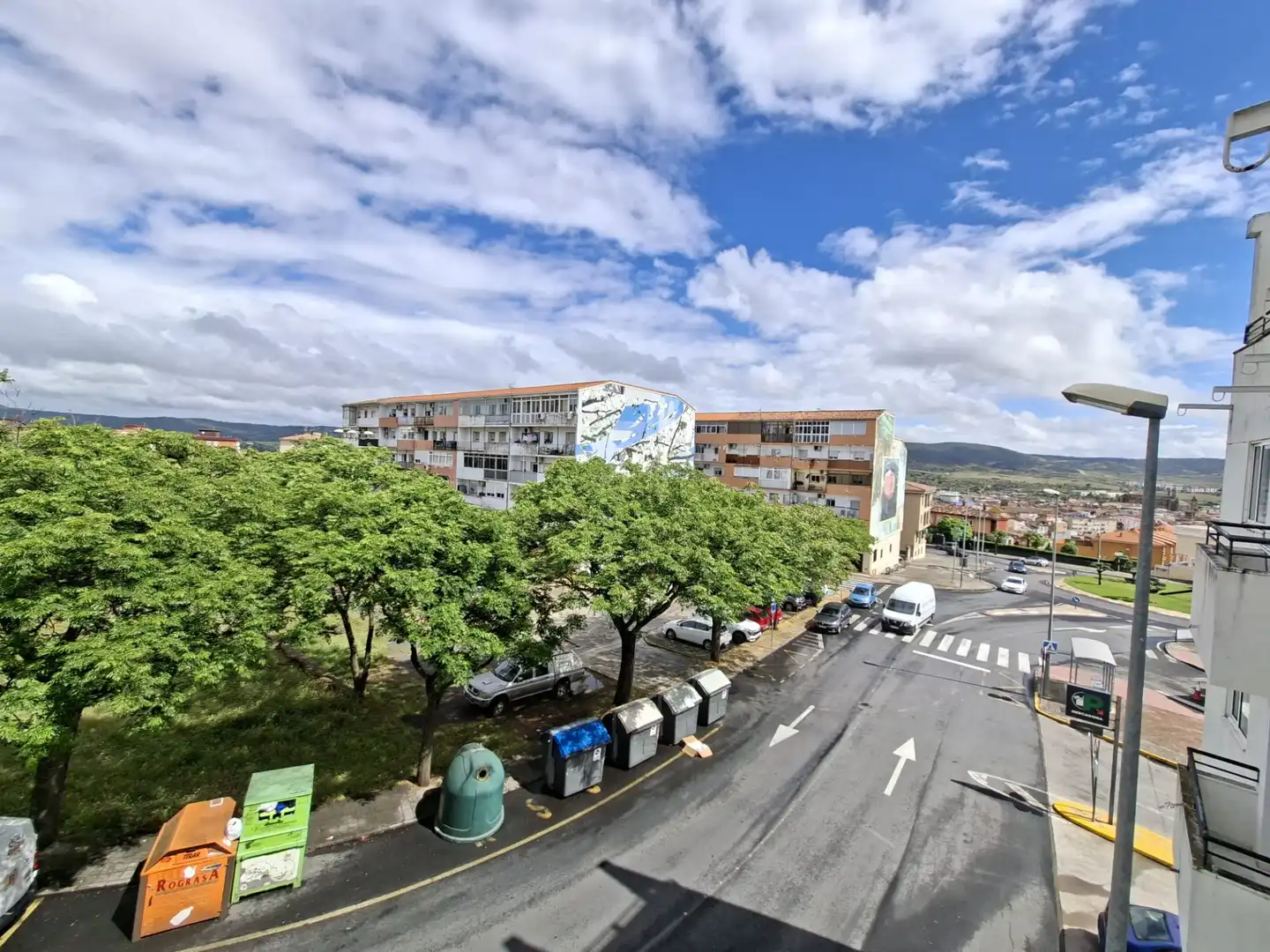 Vista exterior de Piso de alquiler en Plasencia con Aire acondicionado, Calefacción y Terraza