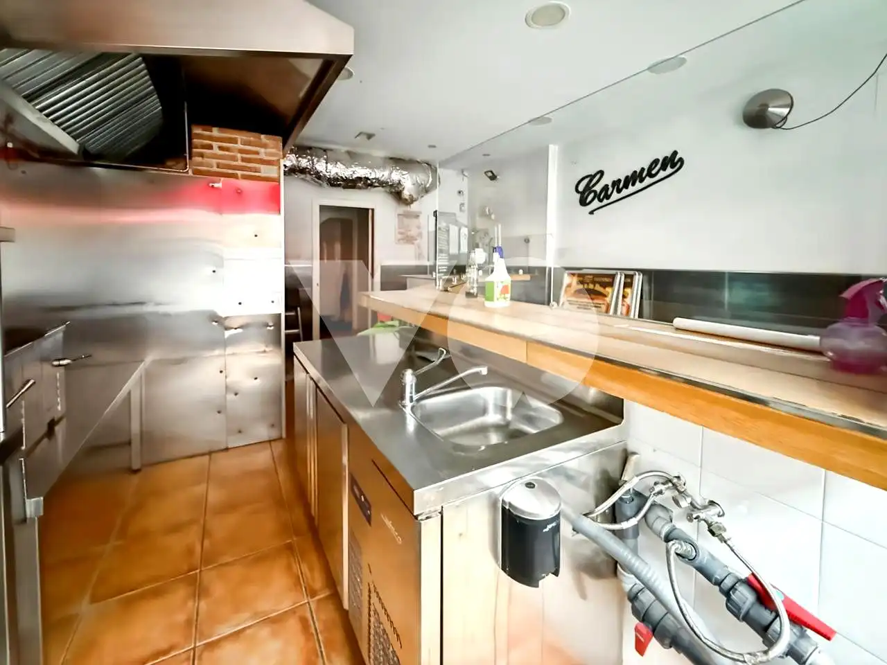 Kitchen of Commercial properties for sale in Madrid  with Air Conditioner