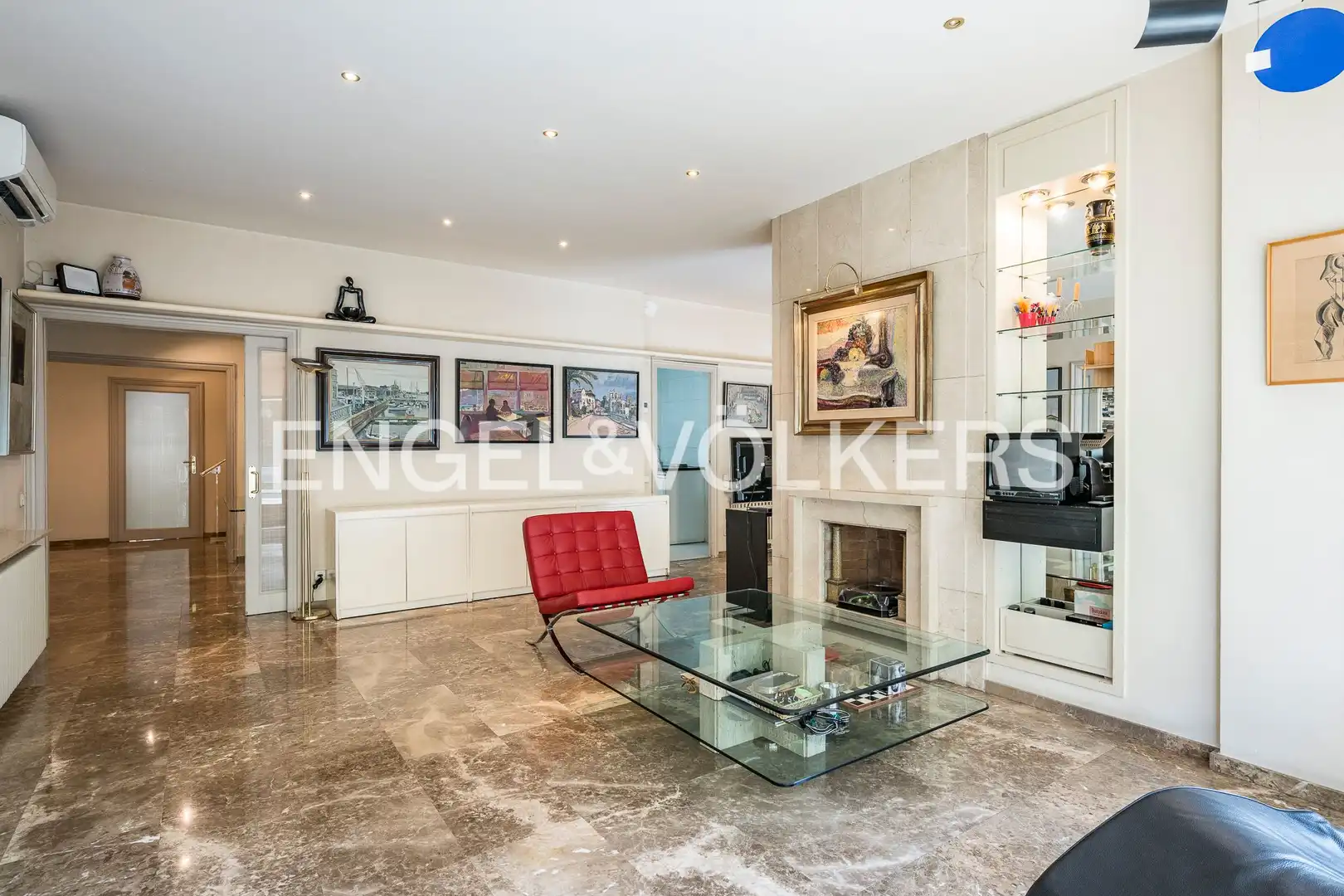 Living room of Flat for sale in Barcelona  with Air Conditioner, Heating and Private garden