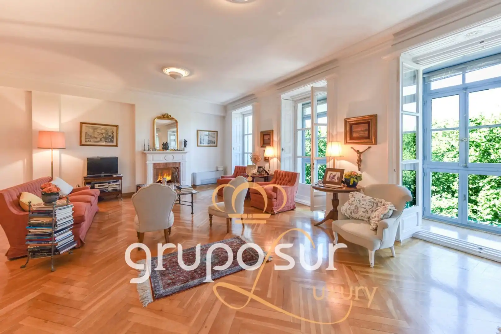 Sala d'estar de Pis en venda en Valladolid amb Calefacció, Parquet i Terrassa