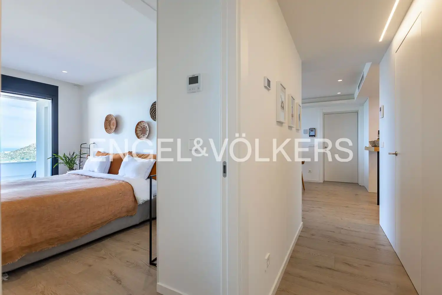 Bedroom of Flat for sale in Pedreguer  with Air Conditioner, Heating and Private garden