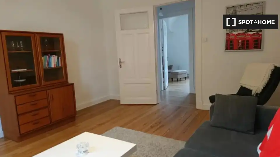 Sala de estar de Apartamento para compartir en Monesma y Cajigar con Aire acondicionado, Terraza y Amueblado