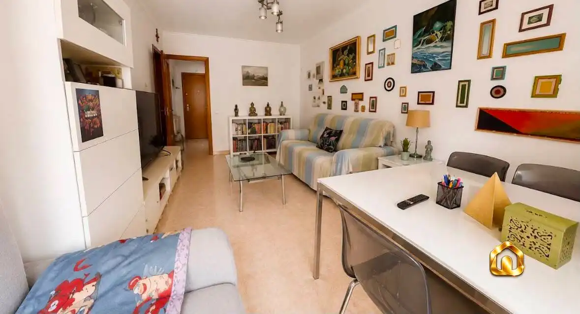 Sala de estar de Piso en venta en Mollet del Vallès con Aire acondicionado, Horno y Balcón