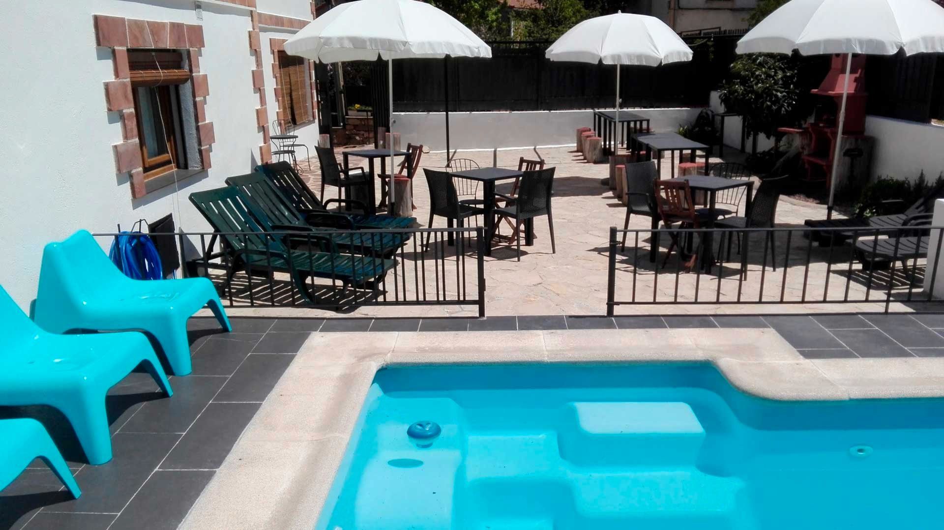 Terrassa de Casa o xalet en venda en Ablanque amb Aire condicionat i Moblat