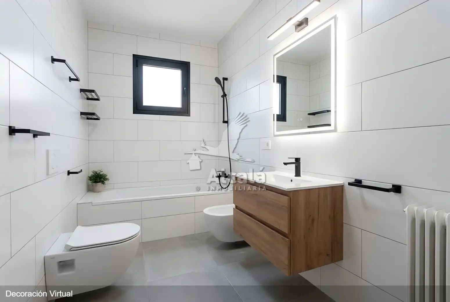 Baño de Casa adosada en venta en Villalbilla con Aire acondicionado, Calefacción y Parquet