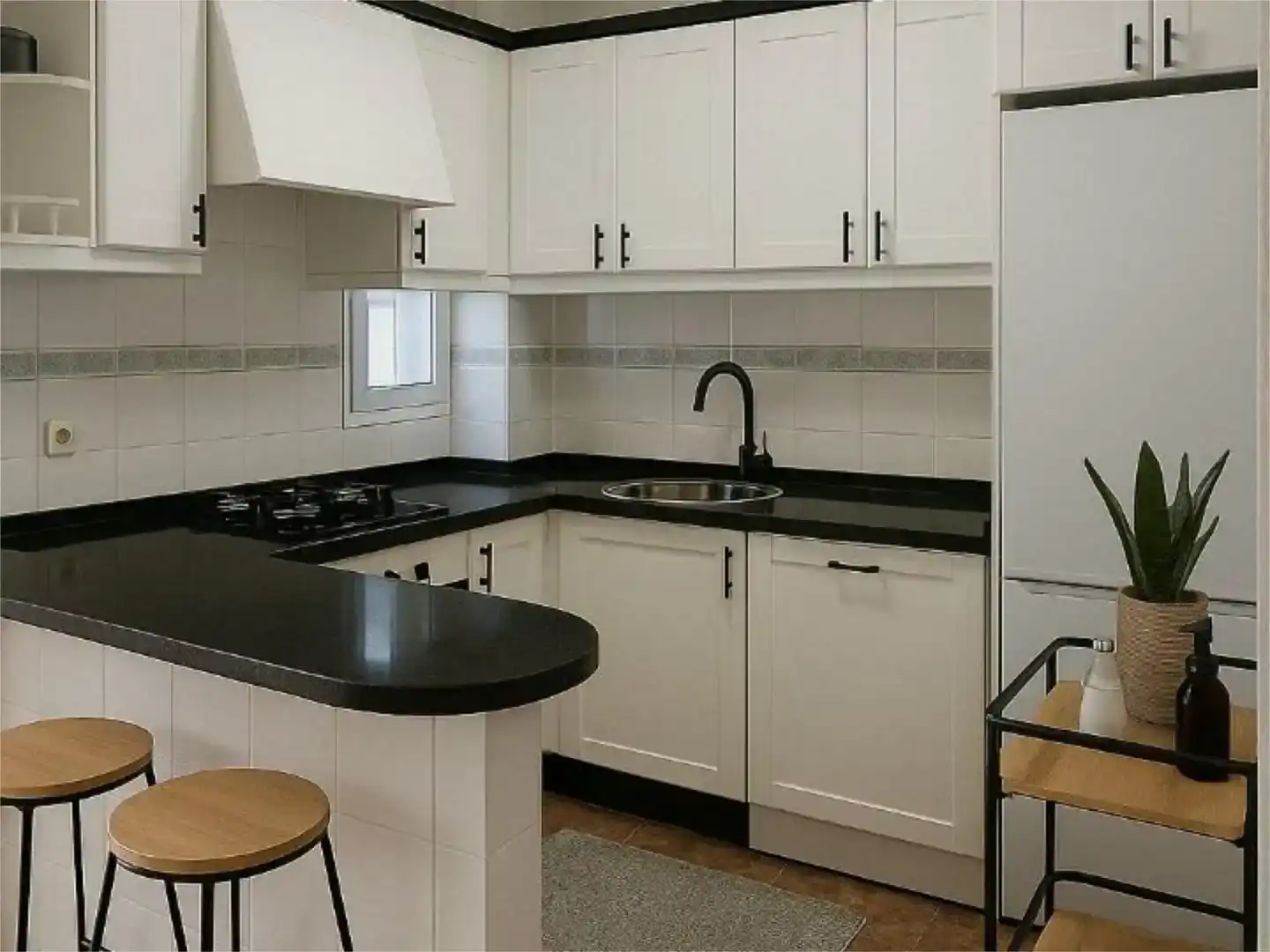 Kitchen of Flat for share in La Orotava  with Storage room and Furnished