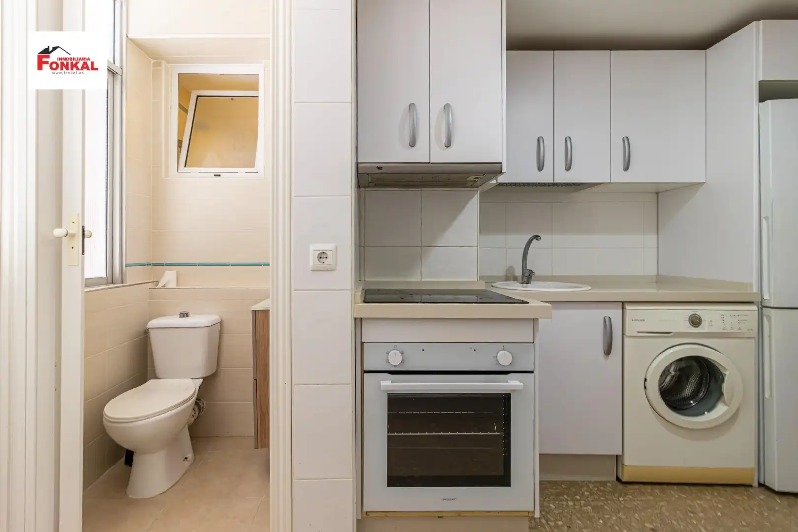 Kitchen of Flat for rent in Jerez de la Frontera  with Air Conditioner, Terrace and Furnished